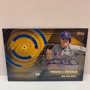 2014 Topps Travis D’Arnaud Mets Auto #TA-TD (004)